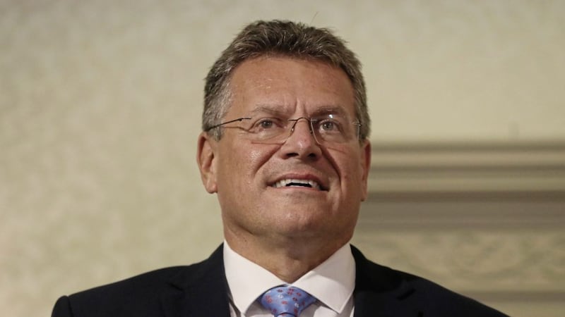 European Commission Vice President Maros Sefcovic. Picture by Brian Lawless/PA Wire