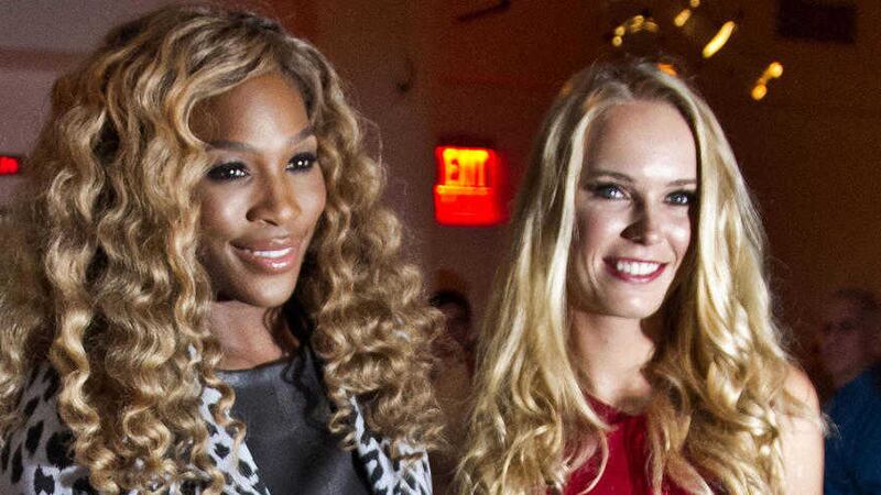 Top tennis players Serena Williams and Caroline Wozniacki &ndash; close friends yet on-court rivals, says author Lauren Weisberger 