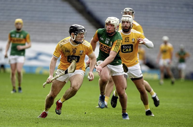 Ciaran Clarke featured highly for Antrim in five Joe McDonagh Cup games last year. Picture: Seamus Loughran.