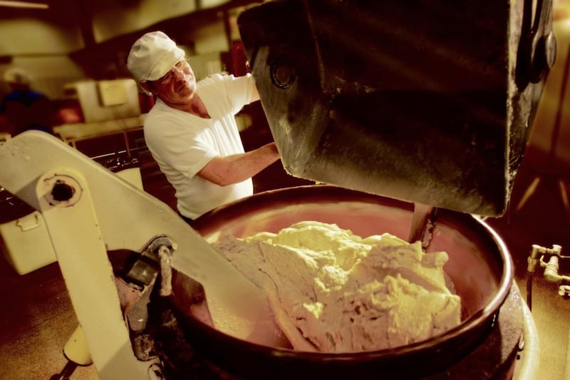 Magic mix &ndash; making marzipan, Niederegger factory