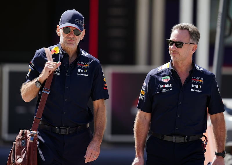 Christian Horner, right, brought Adrian Newey to Red Bull in 2006