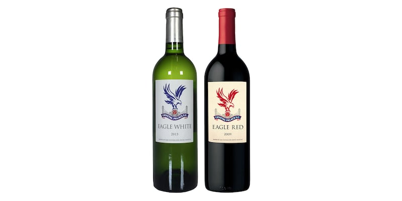 Two bottles of wine from the Palace wine collection