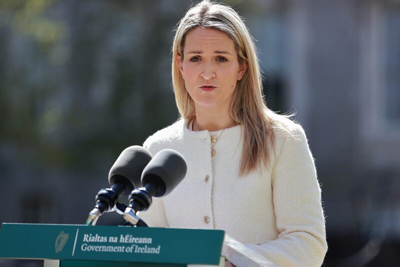 Helen McEntee said there had been an upsurge in asylum seekers crossing the border following the passing of the UK’s Safety of Rwanda Act