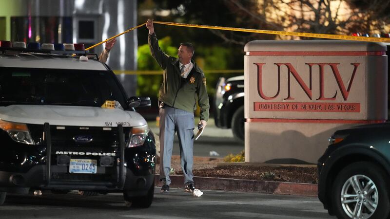The shooting happened at the University of Nevada, Las Vegas (John Locher/AP)