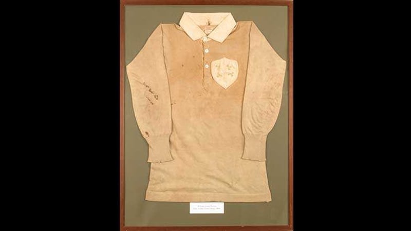 Derry man Billy Byron's 1899 jersey is expected to make between &euro;25,000 and &euro;30,000 at Whyte&rsquo;s sale of sports memorabilia on December 13-14
