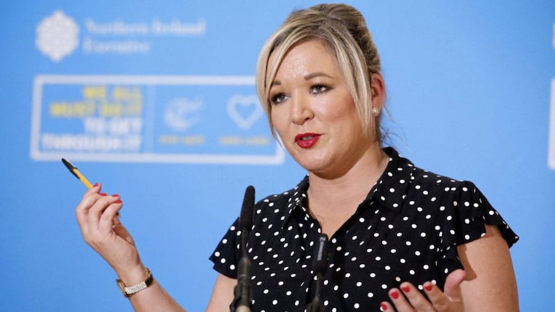 Michelle O&#39;Neill said quarantine restrictions should be imposed on people travelling from Britain. Picture by Kelvin Boyes/PA Wire  