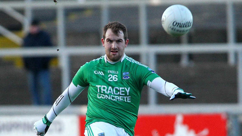 Sean Quigley was cited for an incident at the Athletic Grounds on February 27, and missed Fermanagh&#39;s weekend win over Laois. Picture: Seamus Loughran 