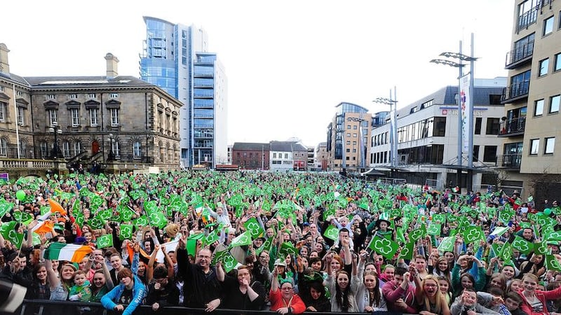 Belfast's St Patrick's Day celebrations have been criticised for &quot;lacking ambition&quot;&nbsp;