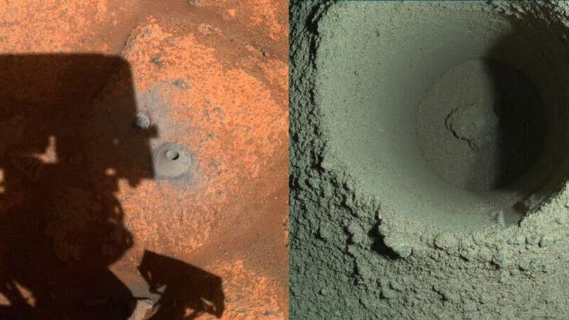 Data showed the Mars rover drilled to the intended depth but the sample tube came up empty.