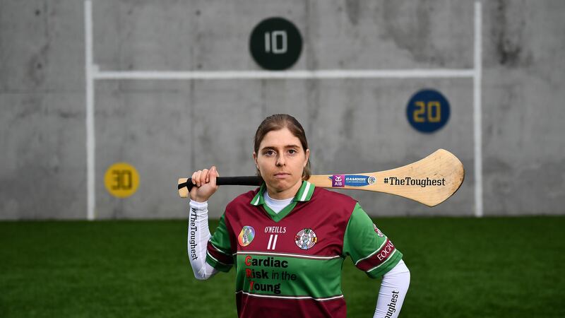 Katie Mullan has put her hockey commitments on hold to help Eoghan Rua to reach the All-Ireland Junior Club Championship final<br />Picture: Sportsfile