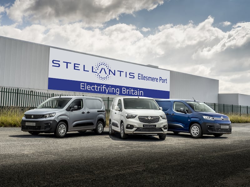 Stellantis makes a range of vans in the UK. (Stellantis)