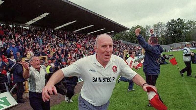 Brian Mullins managed Derry between 1996 and 1998, winning a national league and an Ulster title 
