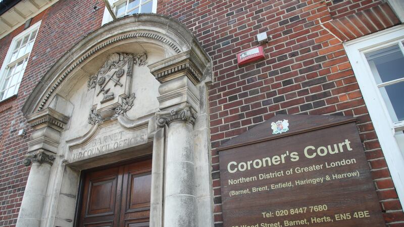 Barnet Coroner’s Court, where the inquest into the death of Jack Pointer Mackenzie took place