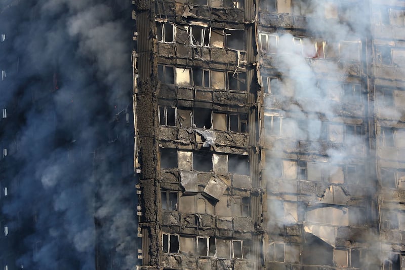&nbsp;London fire: The building is at least 24 storeys high.