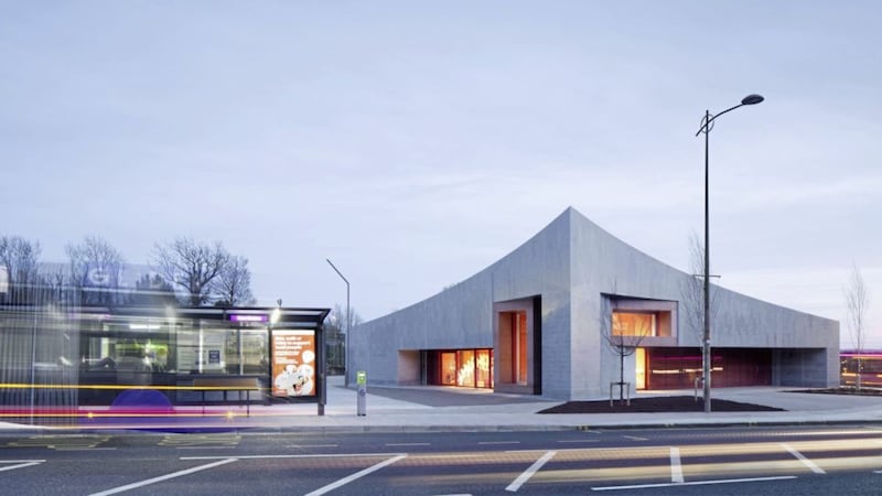 The Colin Connect Transport Hub and Colin Town Square in west Belfast was awarded the Liam McCormick Prize for NI Building of the Year by The Royal Society of Ulster Architects (RSUA) 