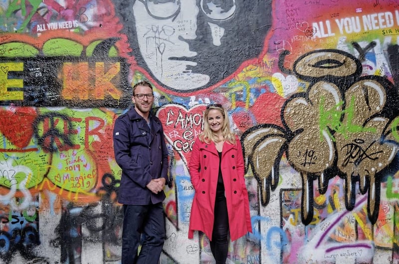 Getaways presenters Holly Hamilton and JJ Chalmers explore Prague in the upcoming series 