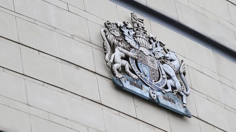 Dermot Burke has gone on trial at Belfast Crown Court 