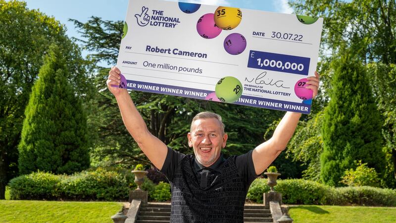 Robert Cameron matched five numbers and the bonus ball last Saturday.