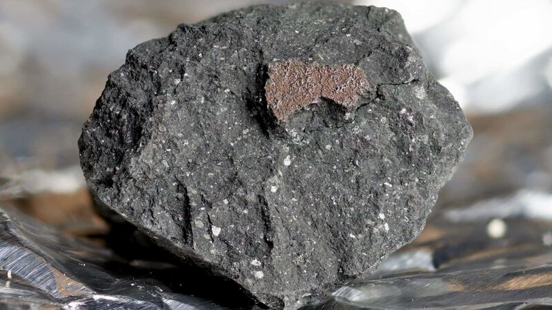 Some 300g of meteorite landed on a drive in Gloucestershire.