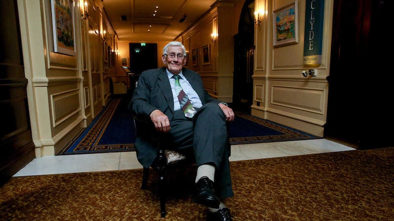 Seamus Mallon at an SDLP event hosted in his honour in Dublin last year 