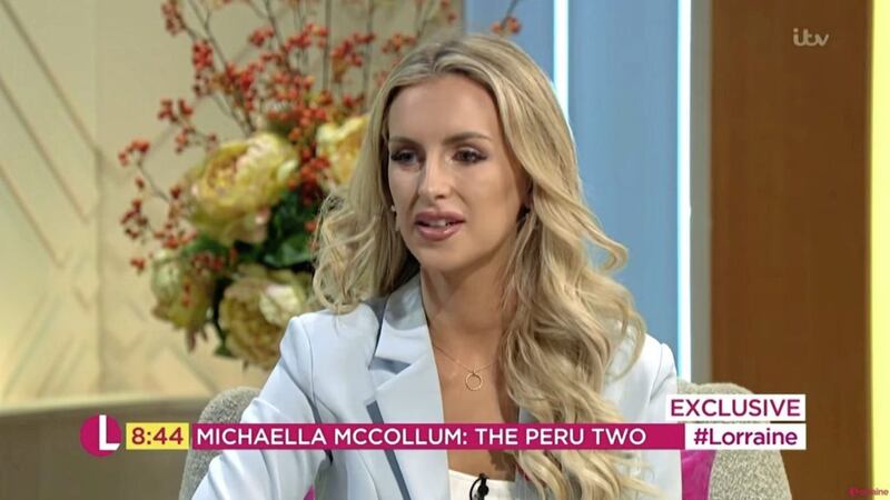 Michaella McCollum on ITV&#39;s Lorraine programme 