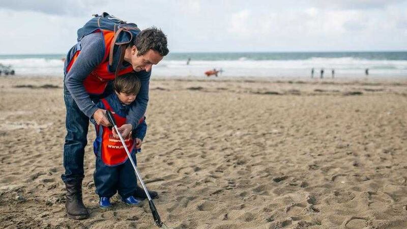 Volunteers combed seven beaches in Northern Ireland as part of a weekend clean-up 