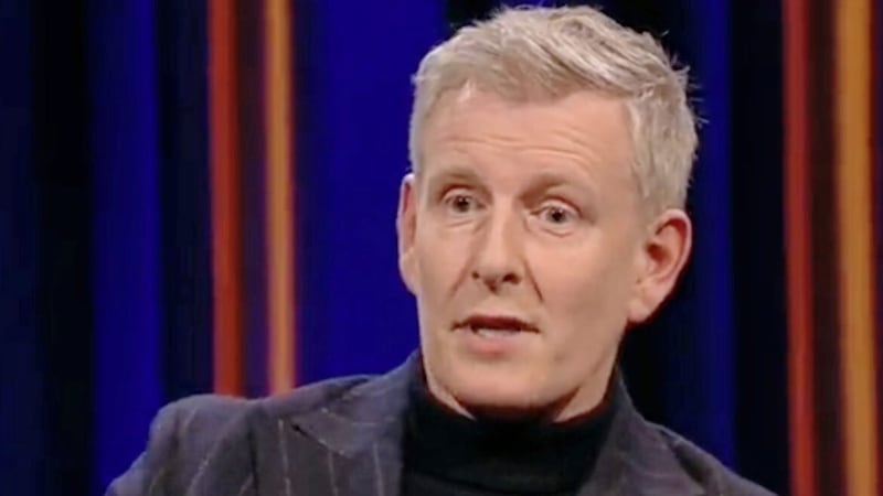 Patrick Kielty on the Tommy Tiernan Show. Picture from RT&Eacute; 