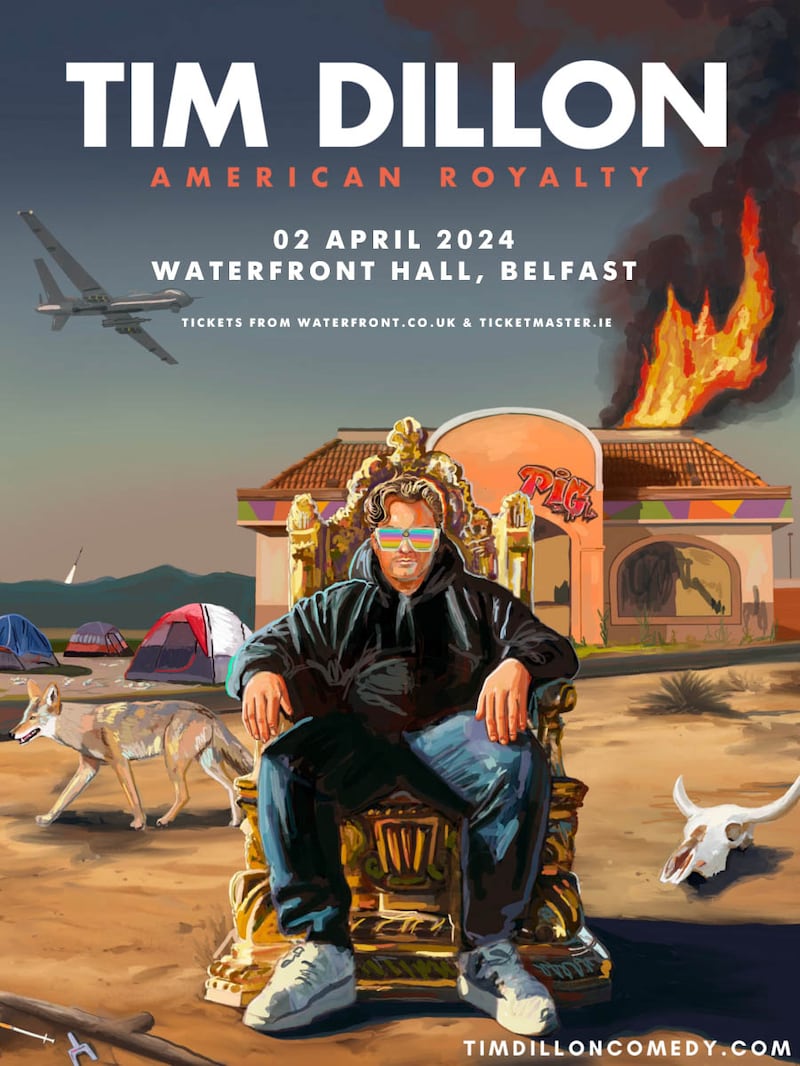 Dillon will be performing at the Waterfront Hall, Belfast on April 2