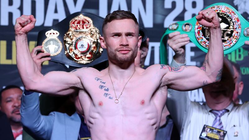 &nbsp;Frampton weighed in at 125lbs as hoards of fans from all over Ireland cheered him on