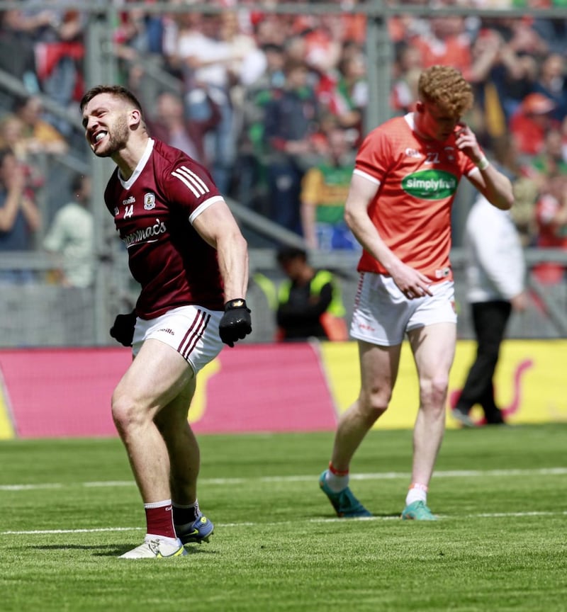 Galway's Damien Comer was a key player in his side's All-Ireland quarter-final win over Armagh Picture: Philip Walsh.
