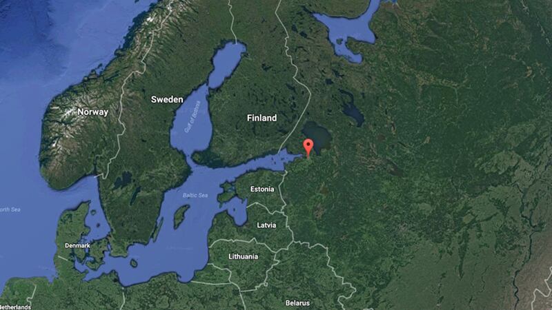 The explosion has happened in St Petersburg, western Russia. Image: Google Maps&nbsp;