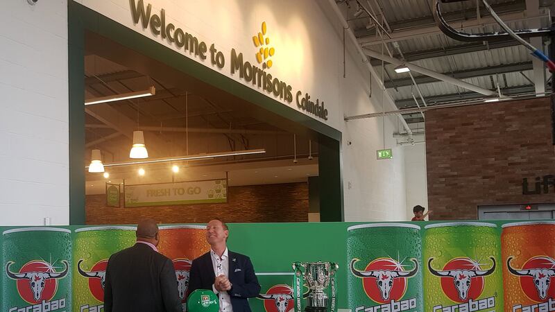 Former England duo were high-profile customers at Morrison’s.