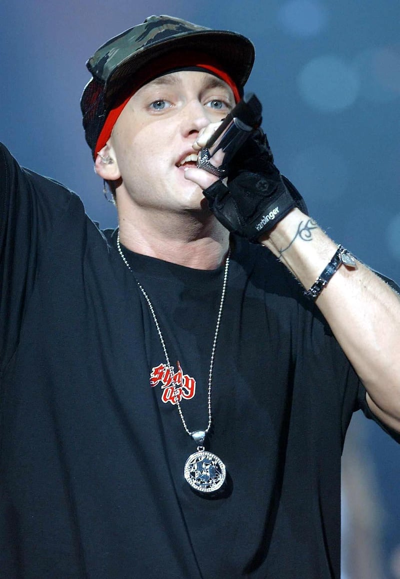 Eminem at the MTV Europe Music Awards 2004