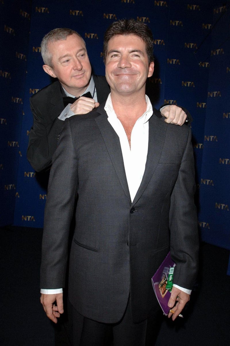 Former The X Factor judges Louis Walsh and Simon Cowell