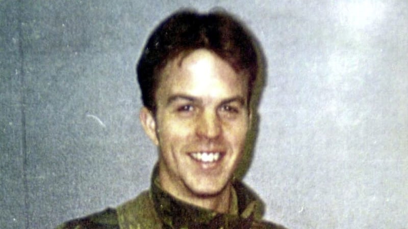 Lance Bombardier Stephen Restorick was killed while manning a checkpoint at Bessbrook, Co Armagh, in February 1997. File picture from Haydn West, Press Association 