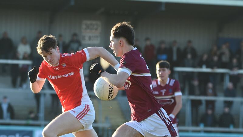 Tyrone has provided both finalists for the last two MacRory Cup finals. Statistically, a large proportion of the players involved will go on to third-level education and achieve degrees. The school system caters well for them. But what of the rest? In a county with such a strong engineering and manual labour sector, those that go a different path are being badly let down by what they're taught - or rather, not - in school. Photo by Andrew Paton/Press Eye