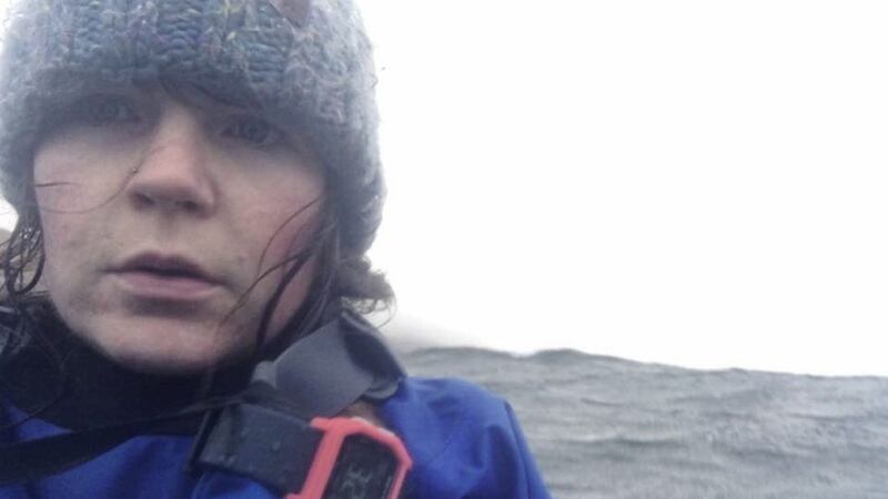 West Belfast woman Caoimhe Connor is kayaking single-handedly around the coast of Ireland 