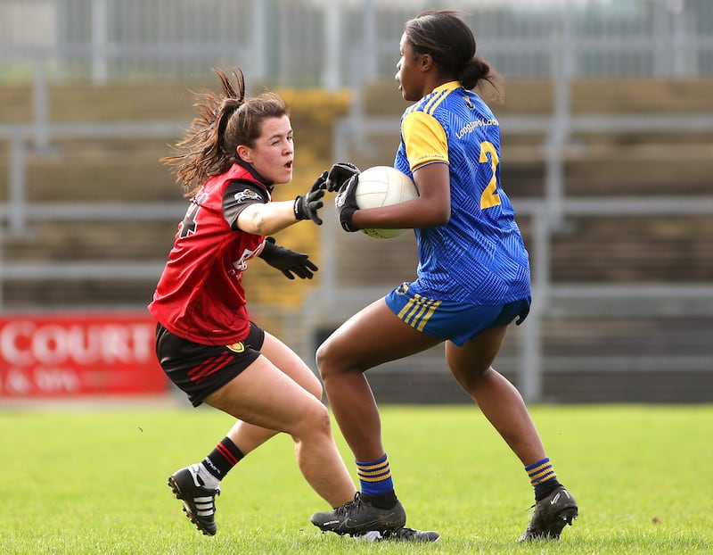 Down's Natasha Ferris is the top scorer across all championship grades in ladies' football this year