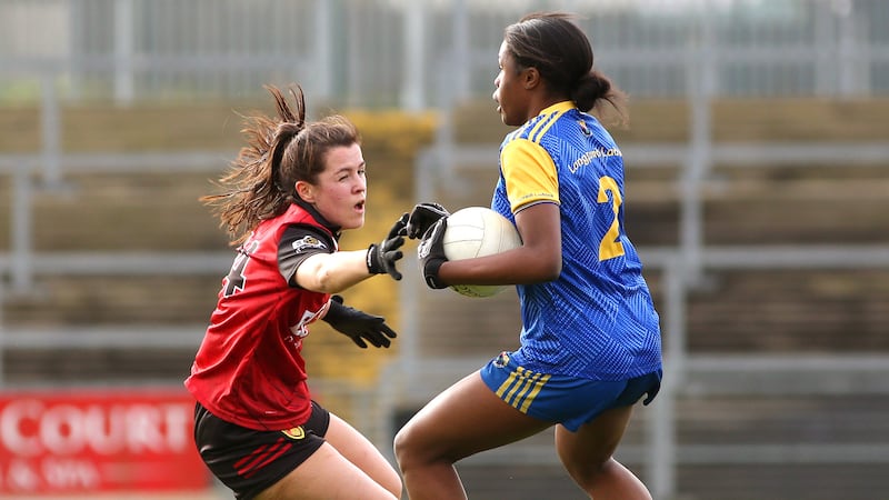 Down's Natasha Ferris is the top scorer across all championship grades in ladies' football this year