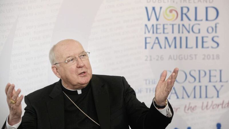 Cardinal Kevin Farrell, head of the Vatican department which promotes the role of the laity, family and life, pictured in Dublin last year at a conference to prepare for the World Meeting of Families 