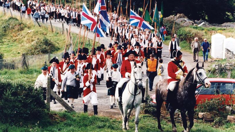 A recreation of the march to the site of the Battle of Ballinamuck in 1798 will take place on Saturday in Co Longford ahead of a battle re-enactment.