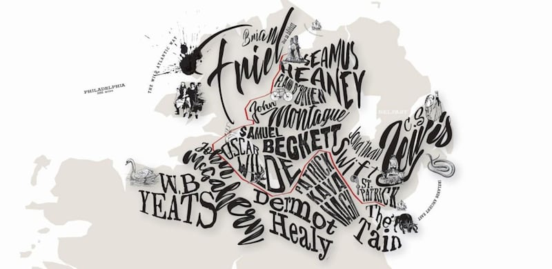 The 11 counties of Ireland&#39;s &#39;northern literary lands&#39; have a strong association with great writers 