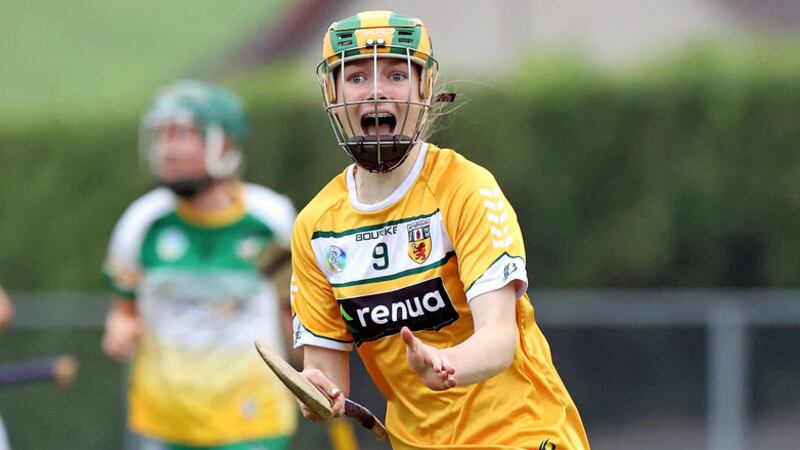 Two goals from Aine Magill helped Antrim to victory over Offaly on their return to the All-Ireland Senior Championship&nbsp;