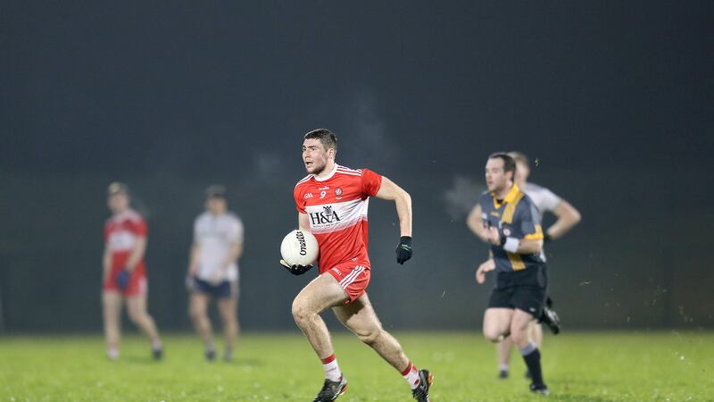 Derry forward Ciaran McFaul. Picture by Margaret McLaughlin