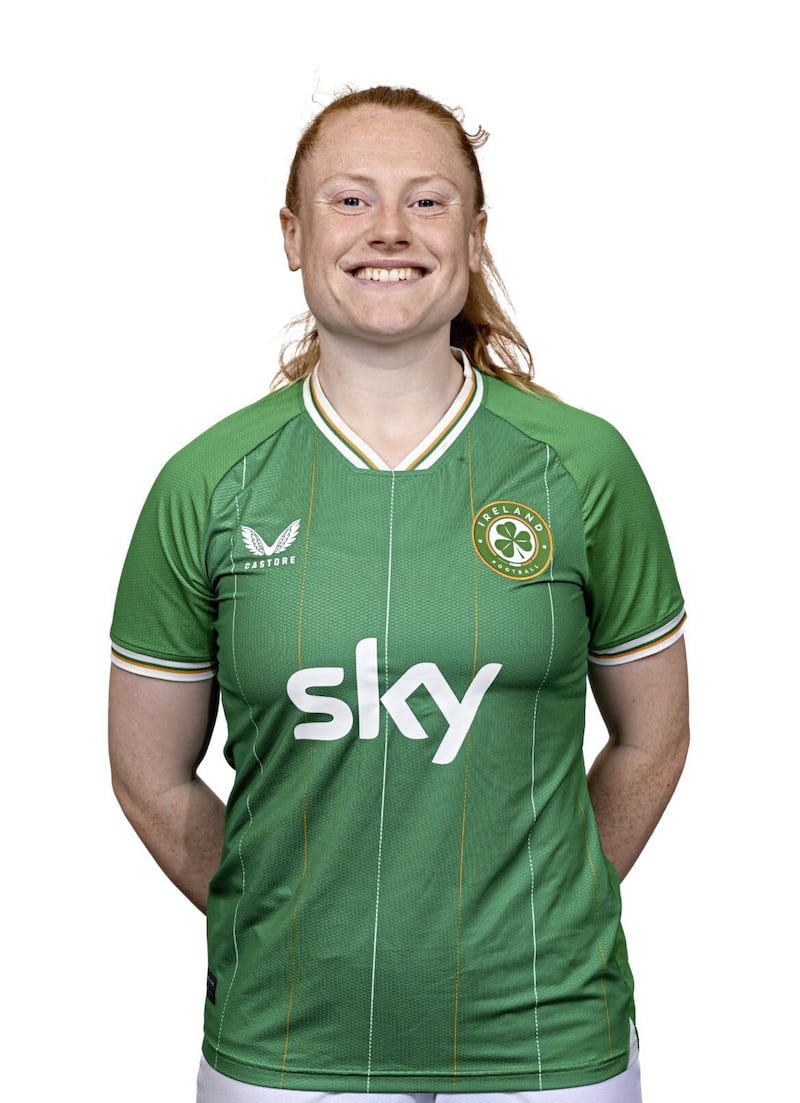 Ireland striker Amber Barrett 