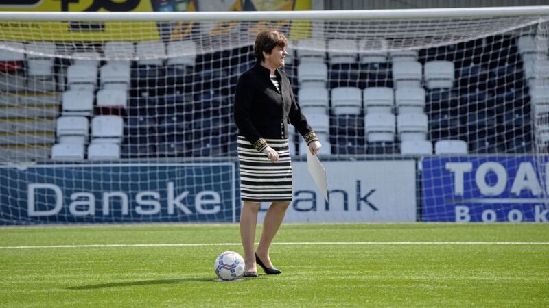 Training sessions for Team DUP have taken on an extra intensity since it scored a flurry of own goals with the Brexit sea border. Picture by Mark Marlow 