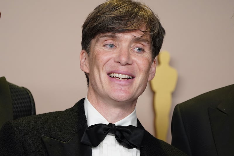 Irish politicians and creatives have congratulated Cillian Murphy on becoming the first Irish-born star to win an Oscar for best actor (Jordan Strauss/Invision/AP)