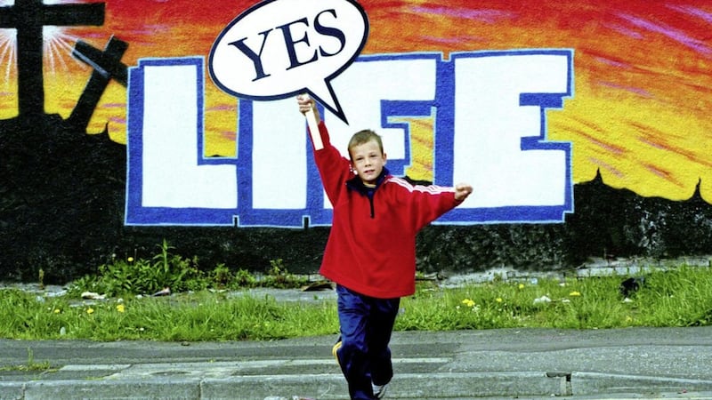 .Eight year old William Murray from Highfield in north Belfast symbolised the hope for a new life for the children of Northern Ireland following the &#39;YES&#39; referendum vote in 1998. Picture by Alan Lewis - PhotopressBelfast.co.uk 
