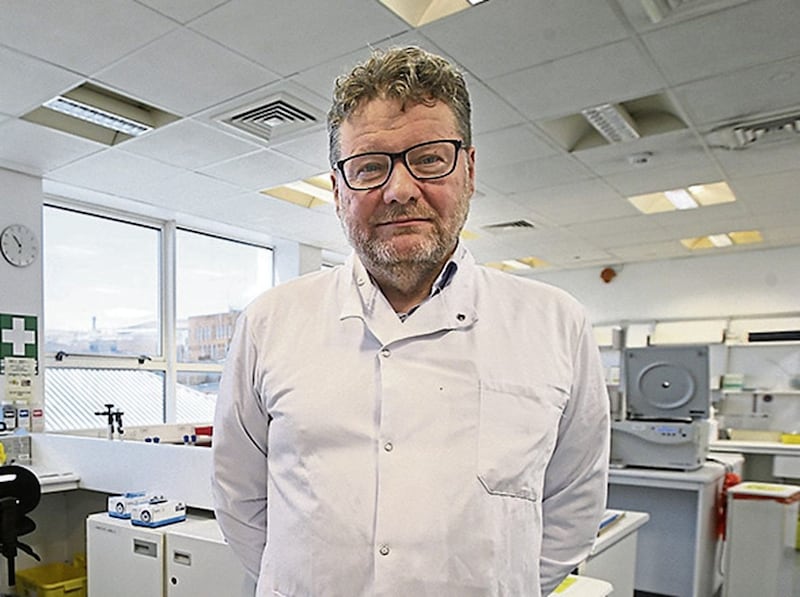 Leading virologist Dr Conall McCaughey. Picture by Hugh Russell 