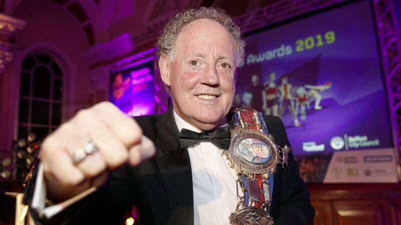 Hugh Russell was inducted into Belfast City Council&rsquo;s Sporting Hall of Fame. Picture by Declan Roughan 